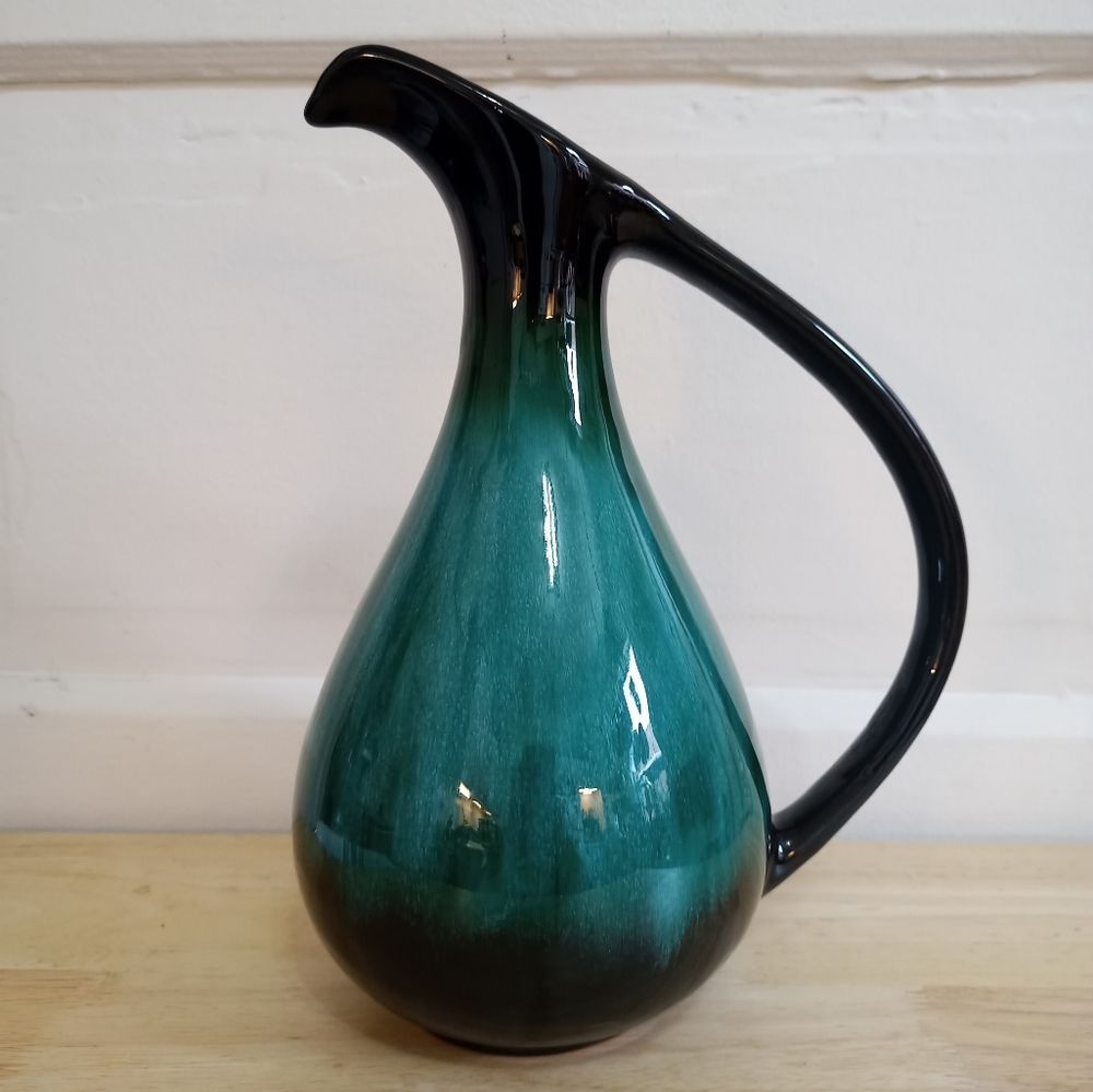 Vintage Blue Mountain Pottery Pitcher Vase MCM